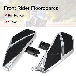 Front Rider Floorboards For Honda Gold Wing GL1800 2001-2024 Foot Pedals Chrome