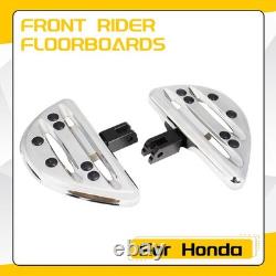 Front Rider Floorboards For Honda Gold Wing GL1800 2001-2024 Footpeg Footboards