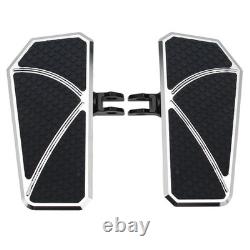 Front Rider Floorboards For Kawasaki Vulcan S EN650 2015+ Wide Footpeg Footboard