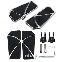 Front Rider Floorboards For Kawasaki Vulcan S EN650 2015+ Wide Footpeg Footboard