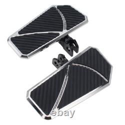Front Rider Floorboards For Kawasaki Vulcan S EN650 2015+ Wide Footpeg Footboard