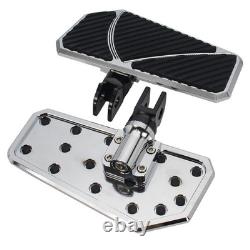 Front Rider Floorboards For Kawasaki Vulcan S EN650 2015+ Wide Footpeg Footboard