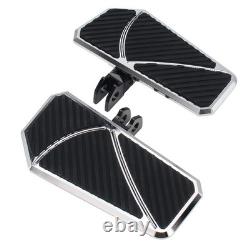Front Rider Floorboards For Kawasaki Vulcan S EN650 2015+ Wide Footpeg Footboard