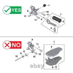 Front Rider Footpegs Floorboards For BMW R18/Classic 2020-ON Footboards Footrest