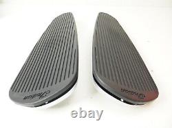 Genuine 14-21 Indian Chieftain Roadmaster Chrome Front Driver Floorboard Pair