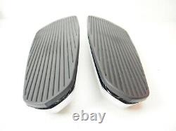 Genuine 14-21 Indian Chieftain Roadmaster Chrome Front Driver Floorboard Pair