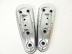 Genuine 14-21 Indian Chieftain Roadmaster Chrome Front Driver Floorboard Pair