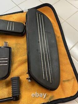 Genuine Harley Black Rider Streamliner Floorboards, Brake, Pegs, Shifter Touring