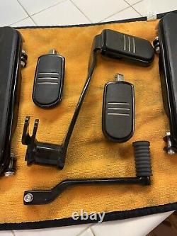 Genuine Harley Black Rider Streamliner Floorboards, Brake, Pegs, Shifter Touring