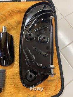 Genuine Harley Black Rider Streamliner Floorboards, Brake, Pegs, Shifter Touring