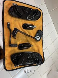 Genuine Harley Black Rider Streamliner Floorboards, Brake, Pegs, Shifter Touring