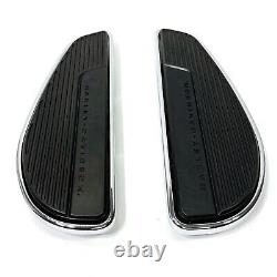 Genuine Harley OEM 18-23 Softail Contemporary Chrome Rider Foot Floor Boards