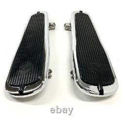 Genuine Harley OEM 86-17 Softail Tapered Logo Rider Driver Floorboard Foot Board