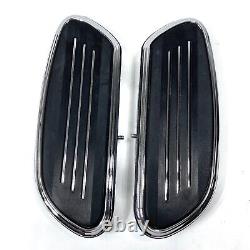 Genuine Harley OEM 98-22 Touring Streamliner Chrome Passenger Floor Foot Boards