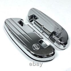 Genuine Harley OEM 98-22 Touring Streamliner Chrome Passenger Floor Foot Boards