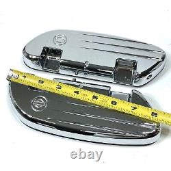 Genuine Harley OEM 98-22 Touring Streamliner Chrome Passenger Floor Foot Boards