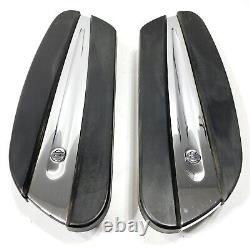 Genuine Harley OEM Slipstream Driver Rider Floorboard Inserts Foot Board Covers