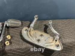 Harley Davidson 09-up CVO Touring Chrome Passenger Floorboards Foot Rests Peg