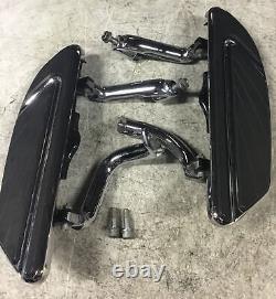 Harley Davidson 09-up CVO Touring Chrome Rider Floorboards Foot Rests