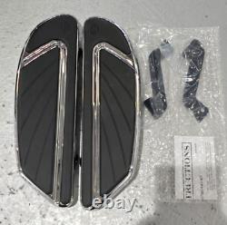 Harley-Davidson Chrome Airflow Rider Footboard Kit 50500436