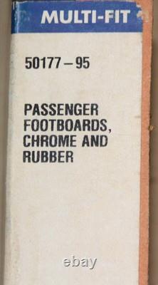 Harley-Davidson Genuine Chrome & Rubber Passenger Footboard 50177-95