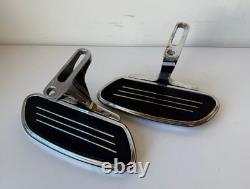 Harley-Davidson Touring Passenger Foot Pegs Floorboards Chrome 1993-2023