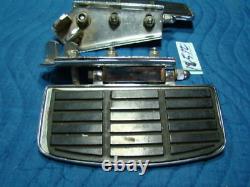 Harley FXR FXRT FL passenger floorboards + mounts chrome Touring FLT EP12512