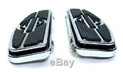 Harley OEM Touring Nostalgic Chrome Rider Floorboards Footboards Frame & Inserts