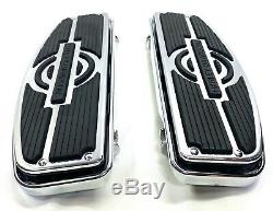 Harley OEM Touring Nostalgic Chrome Rider Floorboards Footboards Frame & Inserts