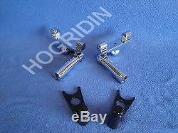 Harley Softail Adjustable Passenger Footboard Floorboard Mounting Kit 50769-07