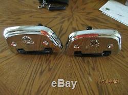 Harley Touring Electra Road King Trike Passenger Floorboards New Chrome Covers