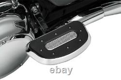 Heavy Industry Knurled Passenger Floorboards Chrome Kuryakyn 7043 For 87-20 HD