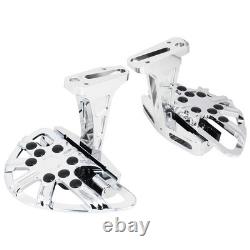 Hollow Out Passenger Footboards For Harley 93-ON Touring Electra Glide Road King