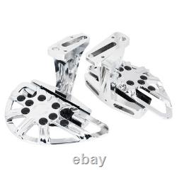 Hollow Out Passenger Footboards For Harley 93-ON Touring Electra Glide Road King