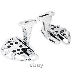 Hollow Passenger Footboards For Harley 93-ON Touring Street Glide Road King CVO