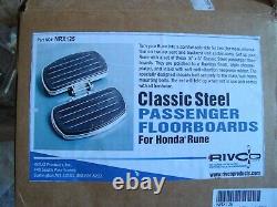 Honda Nrx1800 Rune Chrome Rivco Passenger Pegs/floorboards Complete-new In Box