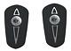Indian Motorcycle Chrome Passenger Floorboard Pads For 2014-2020 Chief Models