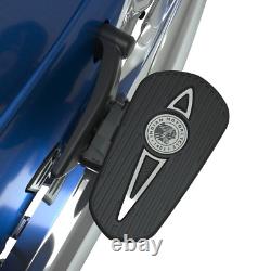 Indian Motorcycle Chrome Passenger Floorboard Pads for 2014-2023 Chieftain
