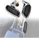 Kemimoto Passenger Floorboards With Mount Bracket Kits Motorcycle Floorboards