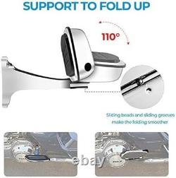 KEMIMOTO Passenger Floorboards with Mount Bracket Kits Motorcycle Floorboards