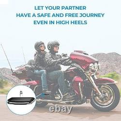 KEMIMOTO Passenger Floorboards with Mount Bracket Kits Motorcycle Floorboards