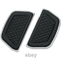 KURYAKYN Passenger Hex Floorboard Inserts (CHROME) 5902