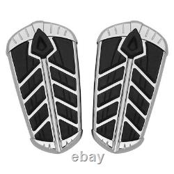 Kuryakyn 5656 Spear Passenger Floorboard Inserts, Chrome Indian Roadmaster, Sprin