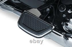 Kuryakyn 5902 Hex Passenger Board Inserts, Chrome'86-'19 Harley Models