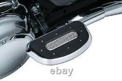 Kuryakyn 7043 Heavy Industries Passenger Floorboards, Chrome Harley Bad Boy, Blac