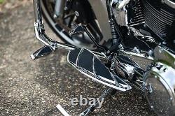 Kuryakyn Chrome Blk Phantom Passenger Floorboard Softail Springer 2005-2007