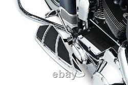 Kuryakyn Chrome Blk Phantom Passenger Floorboard Softail Springer 2005-2007