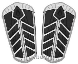 Kuryakyn Chrome Passenger Floorboard Inserts For 15-17 Indian Motorcycle 5656