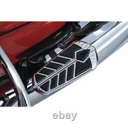 Kuryakyn Chrome Spear Passenger Floorboard Inserts Aluminum Indian 2015-2018