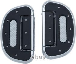 Kuryakyn Heavy Industry Driver & Passenger Floorboards Chrome